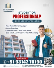  Luxury AC Hostel Near Manipal University Jaipur 